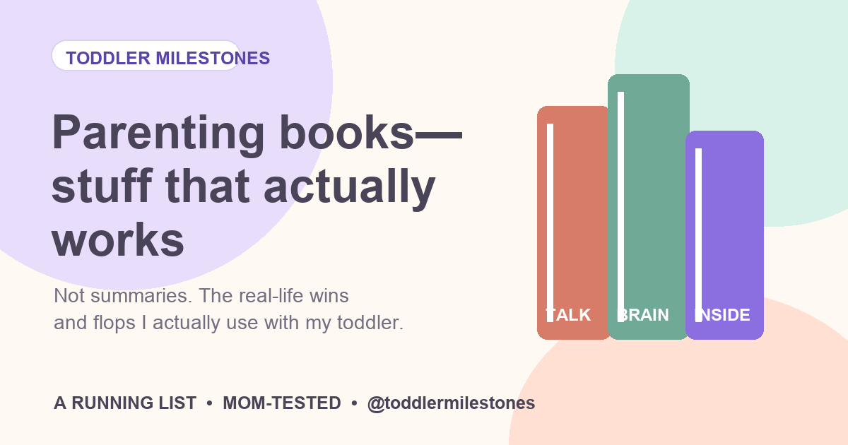 Parenting books - stuff that actually works