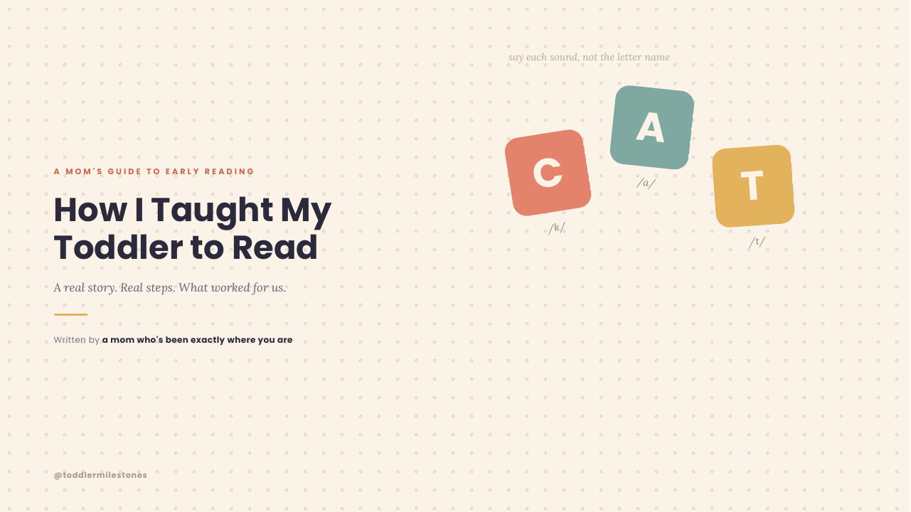 How I taught my toddler to read — phonics e-book bundle cover